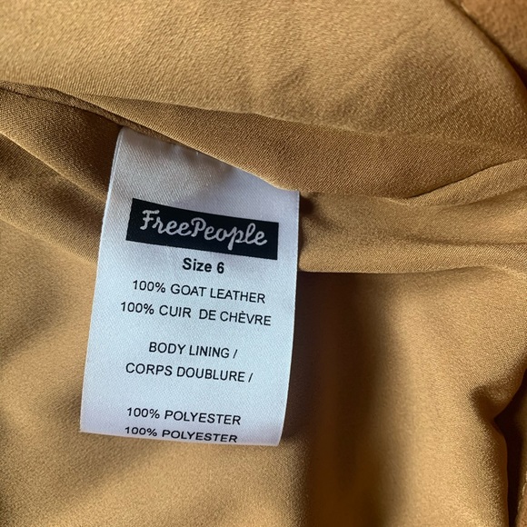 Free People Suede Wrap Midi Skirt EUC - Picture 7 of 8